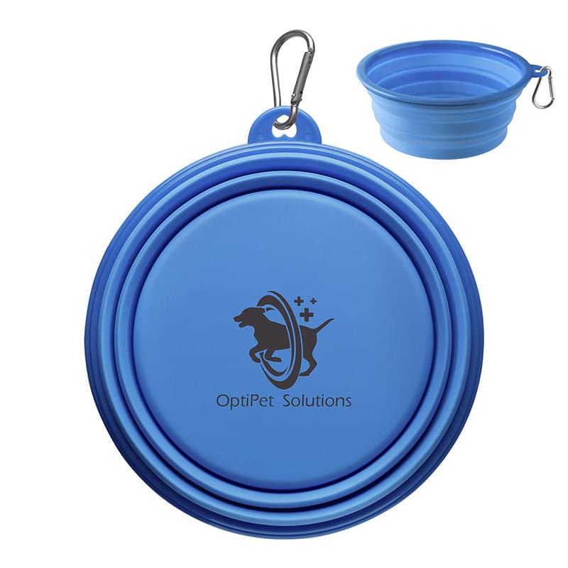 Large Collapsible Silicone Pet Bowl