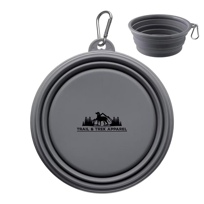 Large Collapsible Silicone Pet Bowl