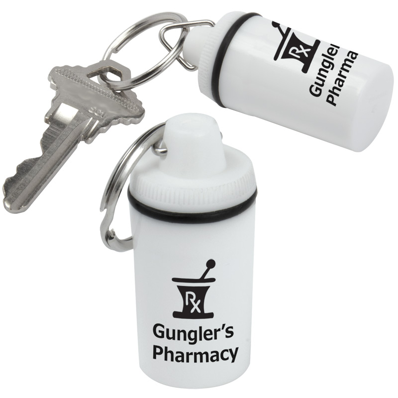 Pill Container Keytag