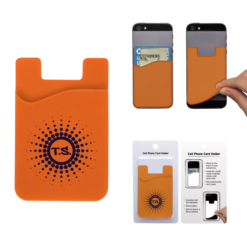 Cell Phone Card Holder w/Packaging