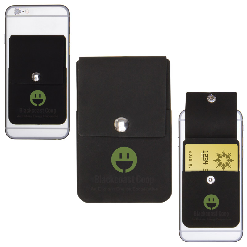 Snap Cell Phone Card Holder