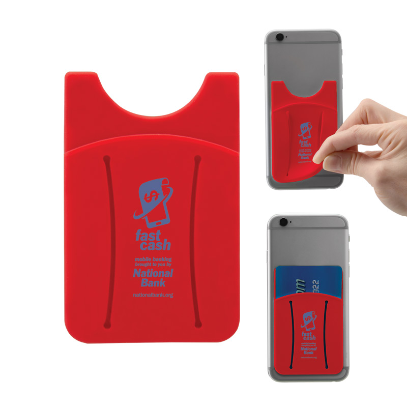 Finger Grip Cell Phone Card Holder