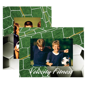 Soccer Paper Easel Frame