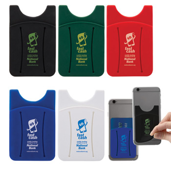 Finger Grip Cell Phone Card Holder